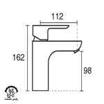 شیر روشویی کی دبلیو سی (KWC) مدل ریتا - Image 4