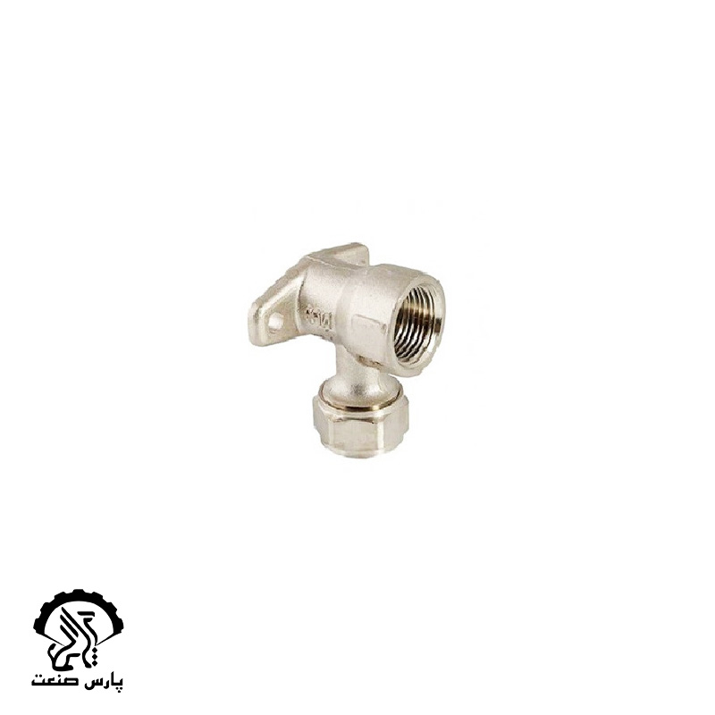 ssss زانو صفحه دار توپیچ کوپلی سایز 16x1/2 نیوپایپ - Image 1