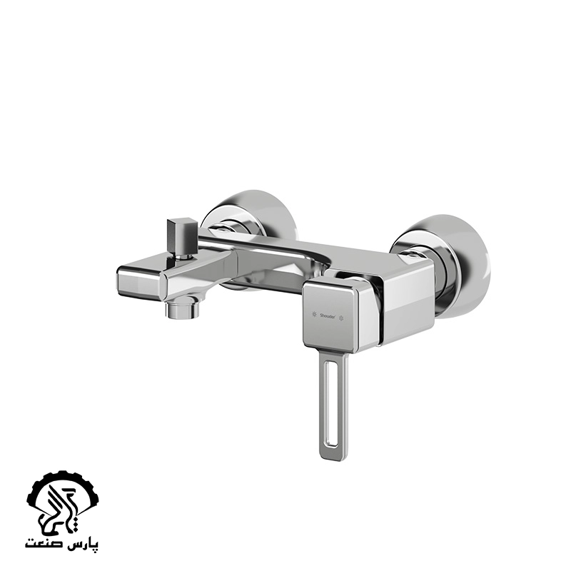 شیر حمام کروم شودر مدل میشل شیر حمام کروم شودر مدل میشل