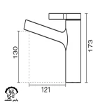شیر روشویی کی دبلیو سی (KWC) مدل آوا - Image 5