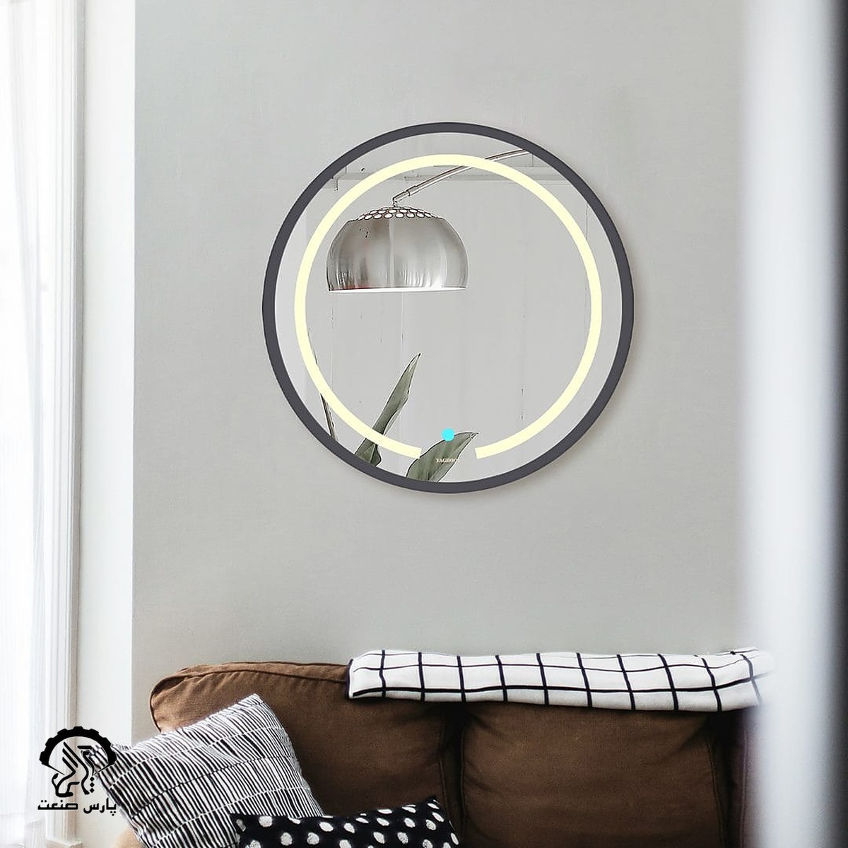 09-R31-copy-fixed آینه چراغ دار LED مدل R31 یاقوت - Image 1