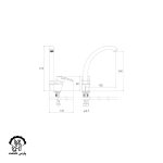 شیر ظرفشویی شودر مدل اطلس پلاس - Image 2
