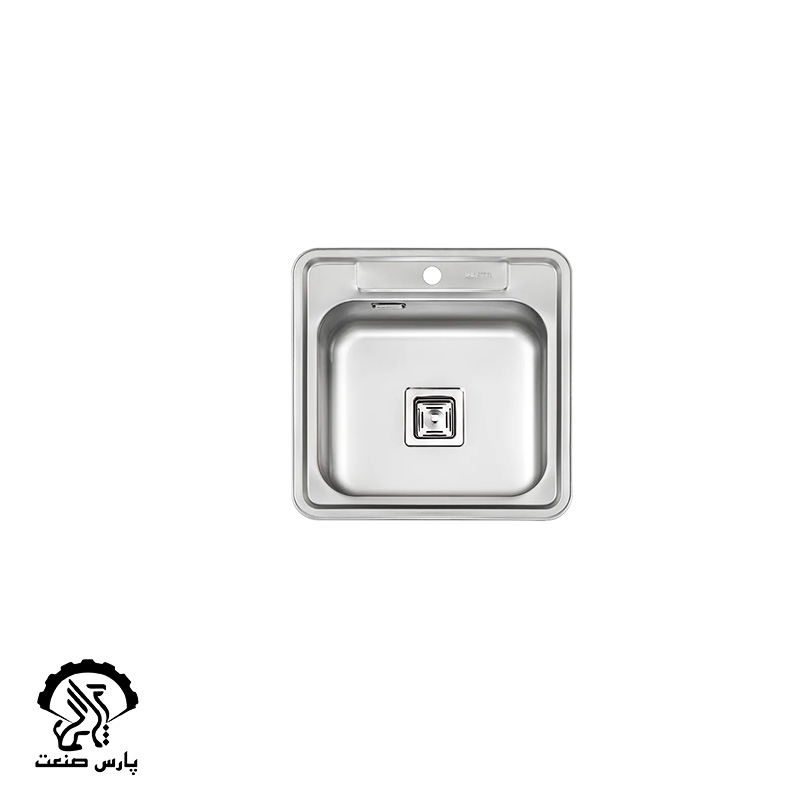 4061-iliasteel-sink سینک توکار تک لگن ایلیا استیل کد 4061 - Image 1