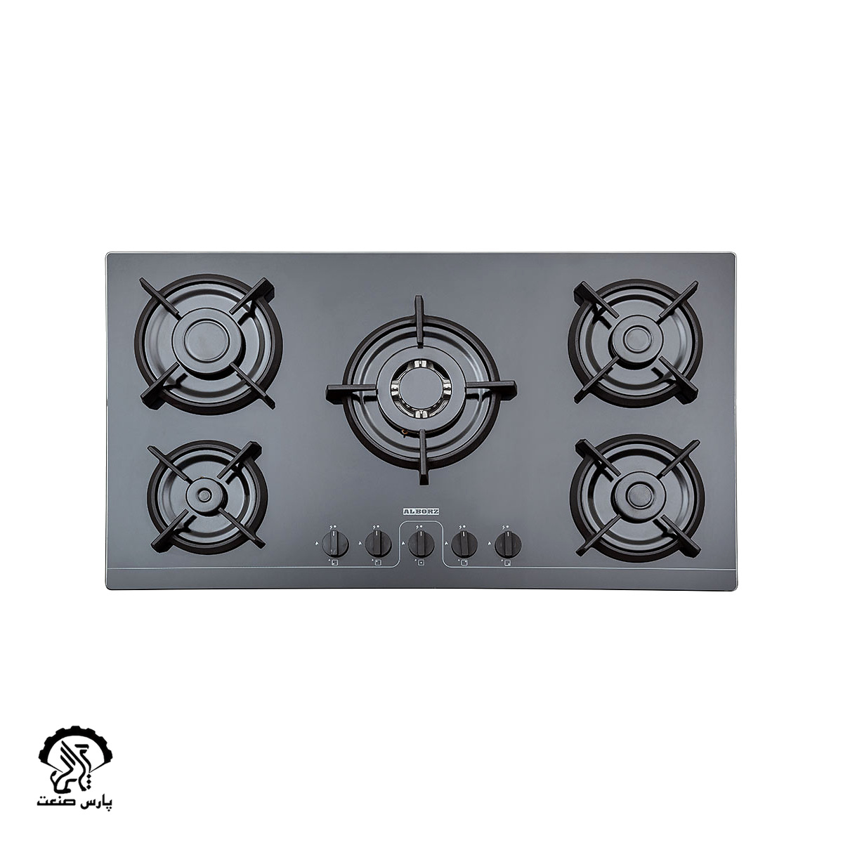 G-5964-top اجاق گاز استیل البرز رومیزی پنج شعله مدل G-5964 i - Image 1