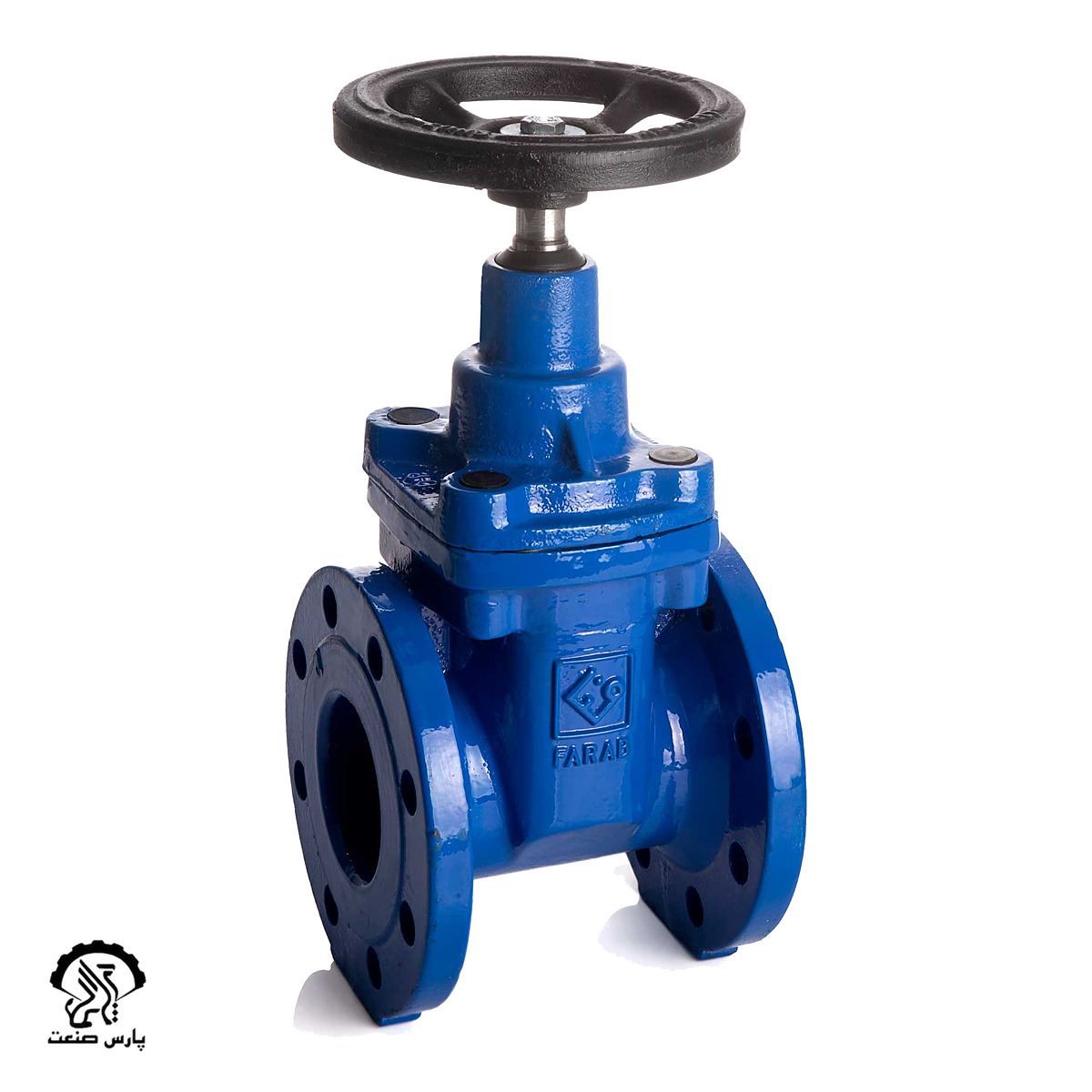 GSS10-16-Gate-ValveSoft-Sealing-1 شیر کشویی زبانه لاستیکی 25 بار سایز ۲ اینچ چدنی فاراب - Image 1