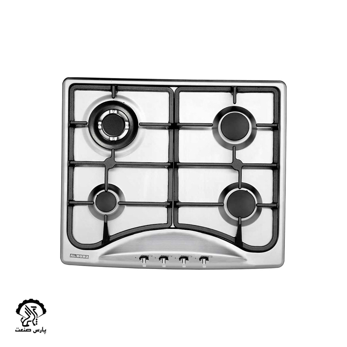 S-4603-T-1 اجاق گاز استیل البرز رومیزی چهار شعله مدل S-4603 - Image 1