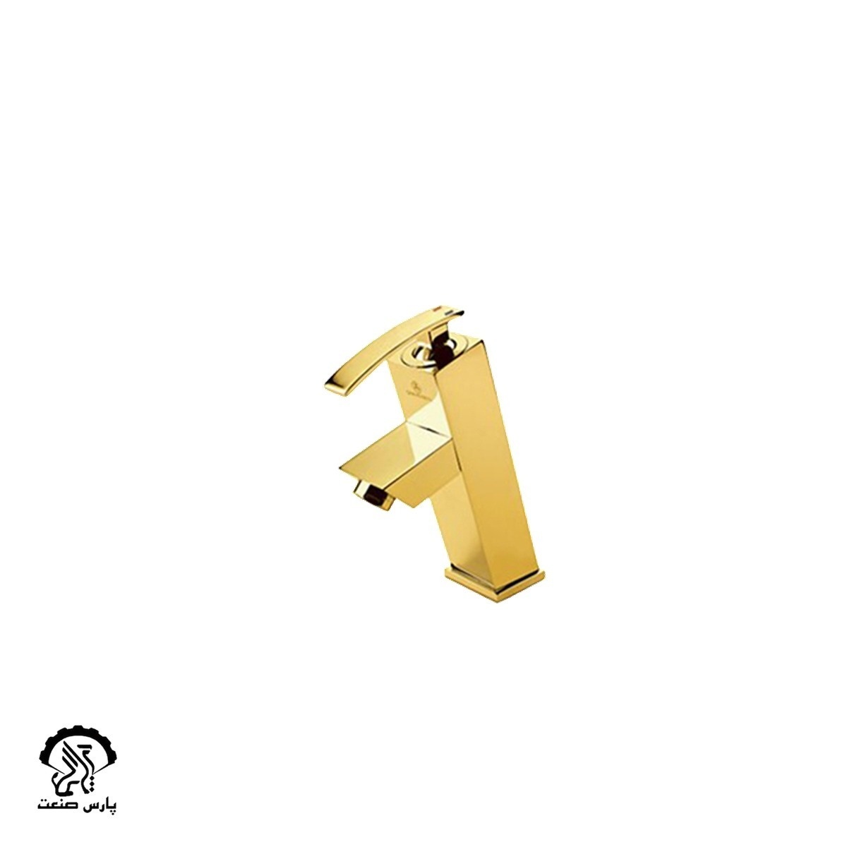 basinfelatsadafgold1 شیر روشویی فلت صدف طلایی قهرمان - Image 1
