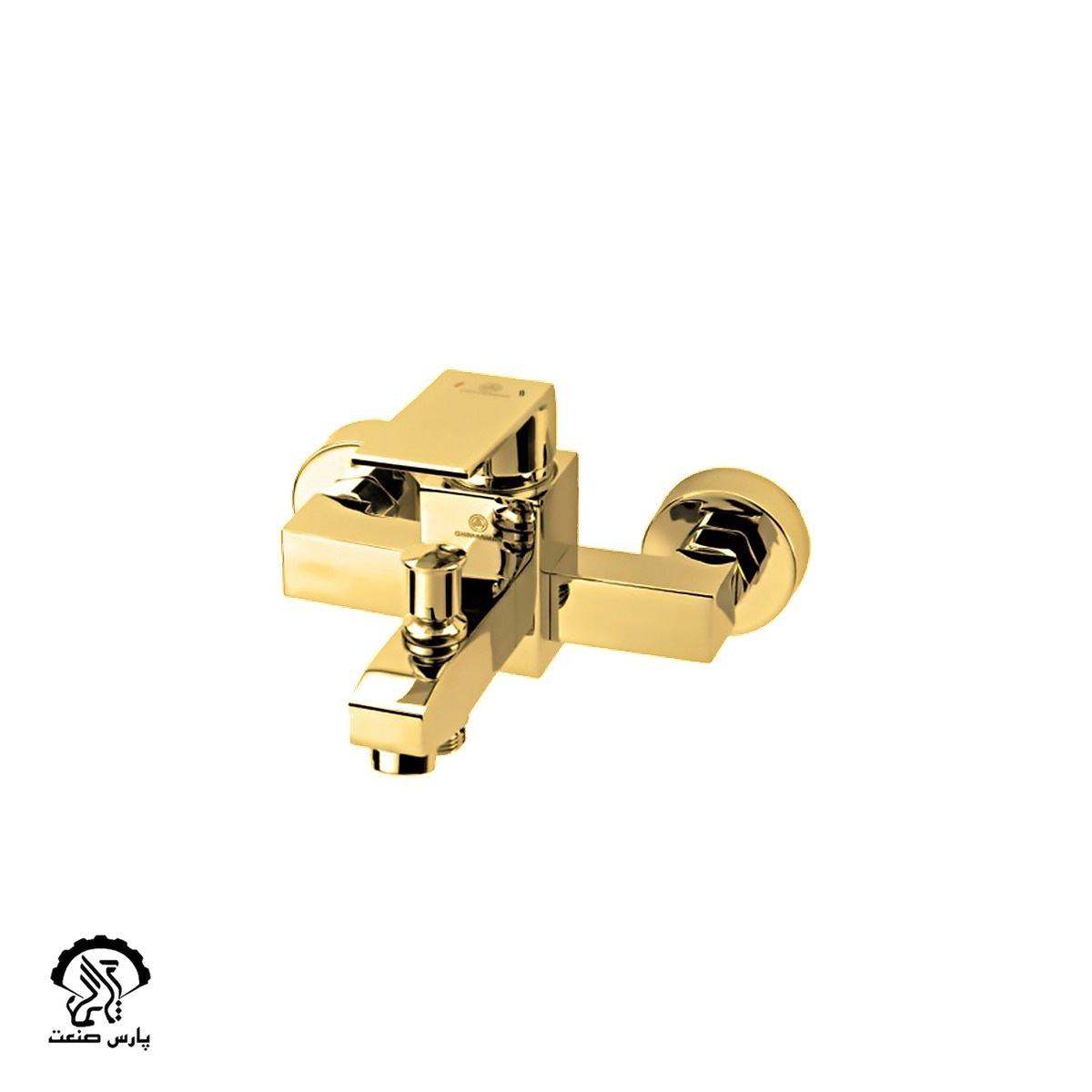 bathflatgold1 شیر حمام فلت طلایی قهرمان - Image 1