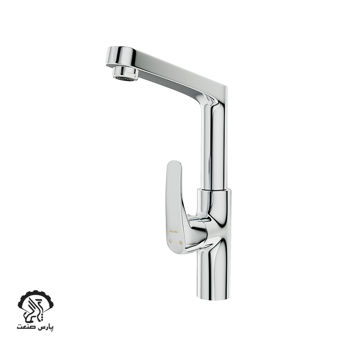 bol-lvr-024-chr-01 شیر ظرفشویی بلندا مدل آرتا کروم - Image 1