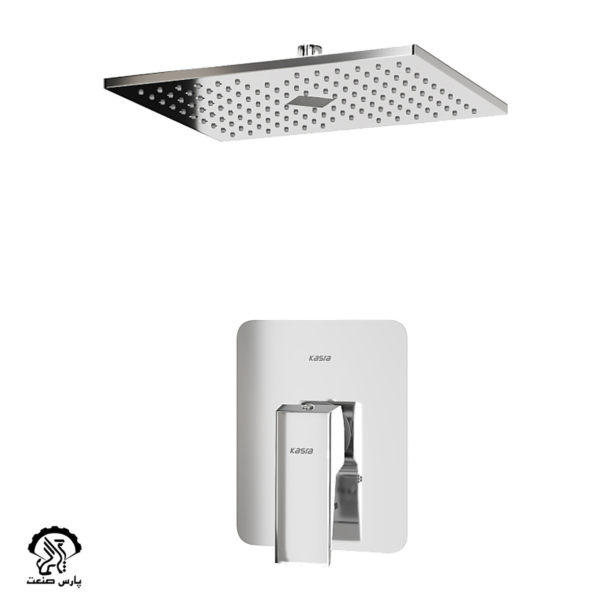 damon-1-4 شیر حمام توکار کسری مدل دامون تیپ 1 کروم - Image 1