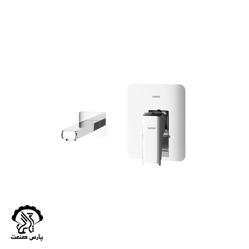 damon-5-1 شیر روشویی توکار کسری مدل دامون کروم - Image 1