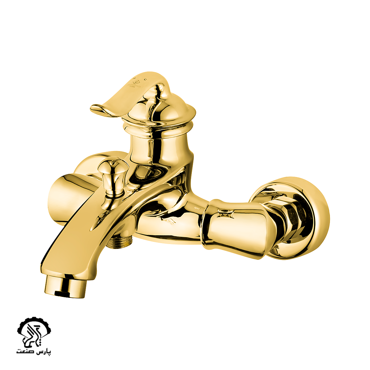 faucet-gold-bath mixer-kavian-Diba شیر حمام کاویان مدل دیبا طلایی - Image 1