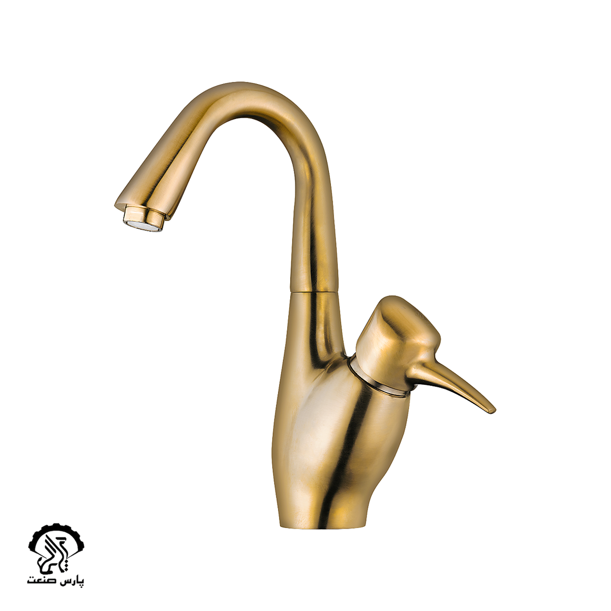 faucet-mattgold-basinmixer-kavian-tooka-luxuryfaucet_20200921140126.574 شیر روشویی کاویان مدل توکا طلایی مات - Image 1