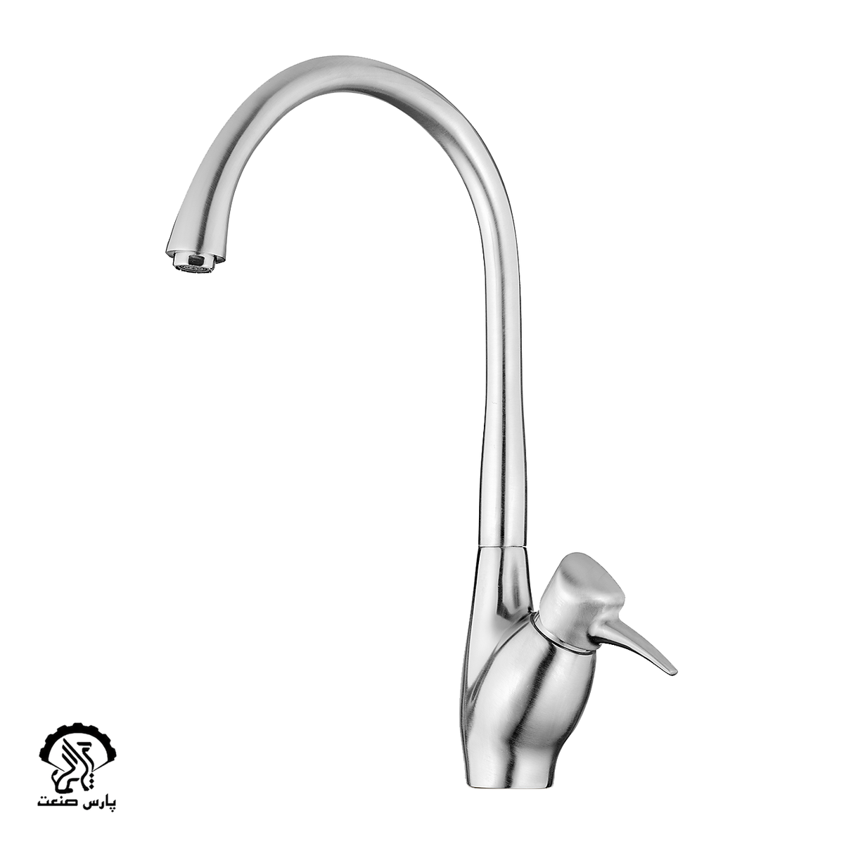 faucet-steel-sinkmixer-kavian-tooka-luxuryfaucet_20200921140402.215 شیر ظرفشویی کاویان مدل توکا استیل - Image 1