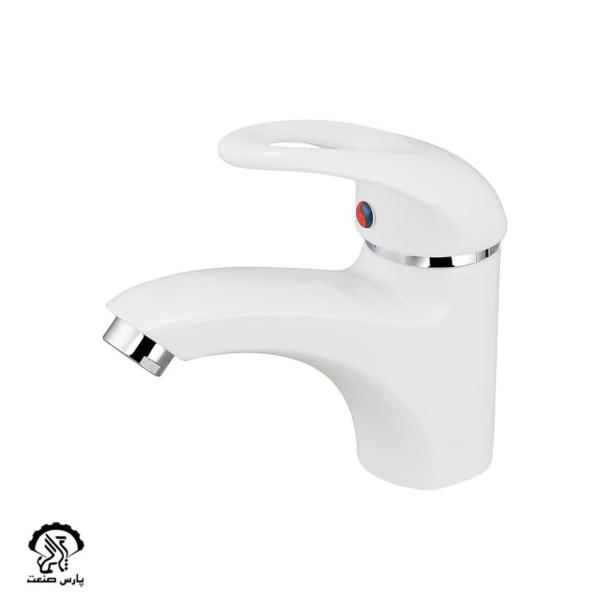 faucet-white-basinmixer-kavian-aroosha_20200919094105.856 شیر روشویی کاویان مدل آروشا سفید - Image 1
