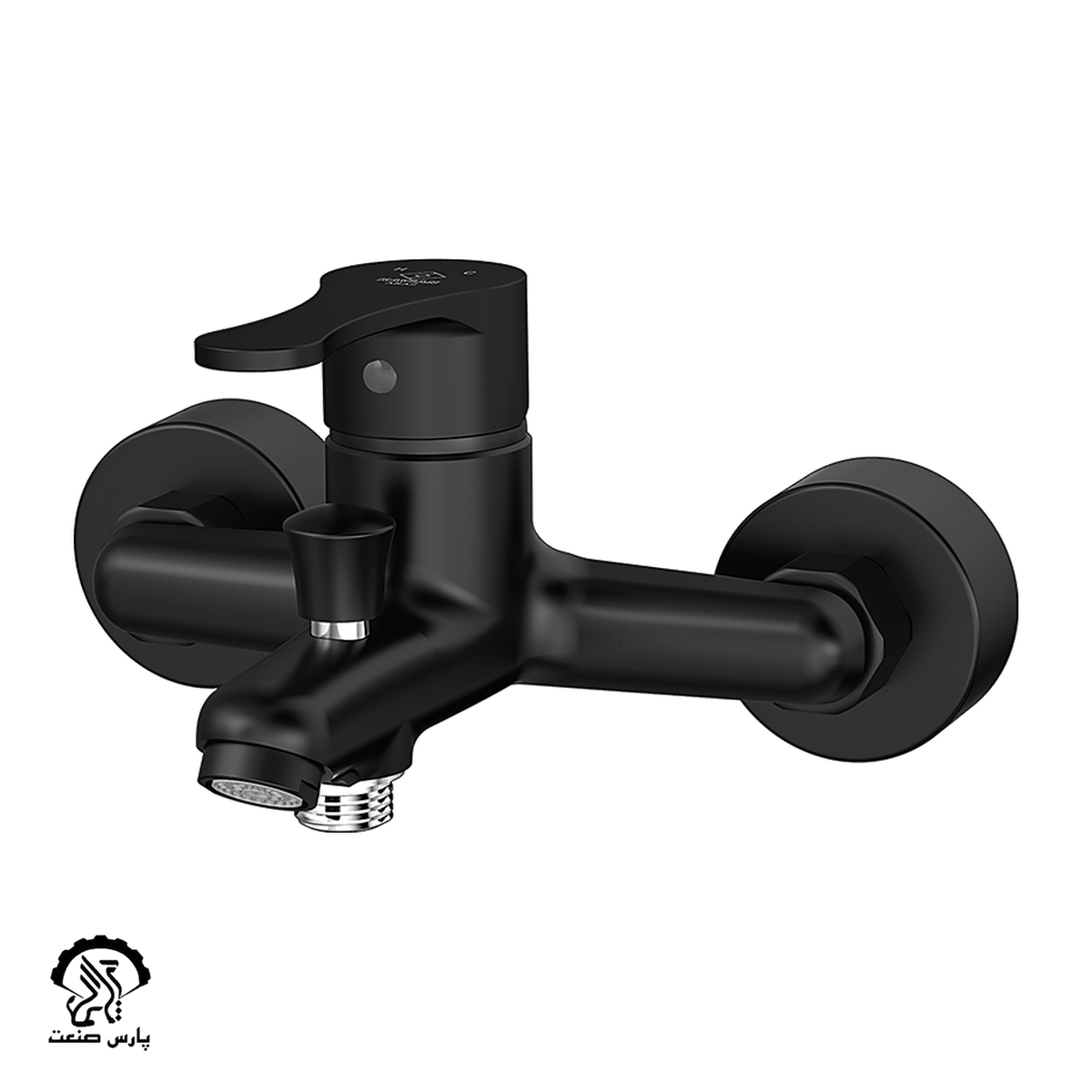 kavian faucet-black-bathmixer-araz شیر حمام کاویان مدل آراز مشکی - Image 1