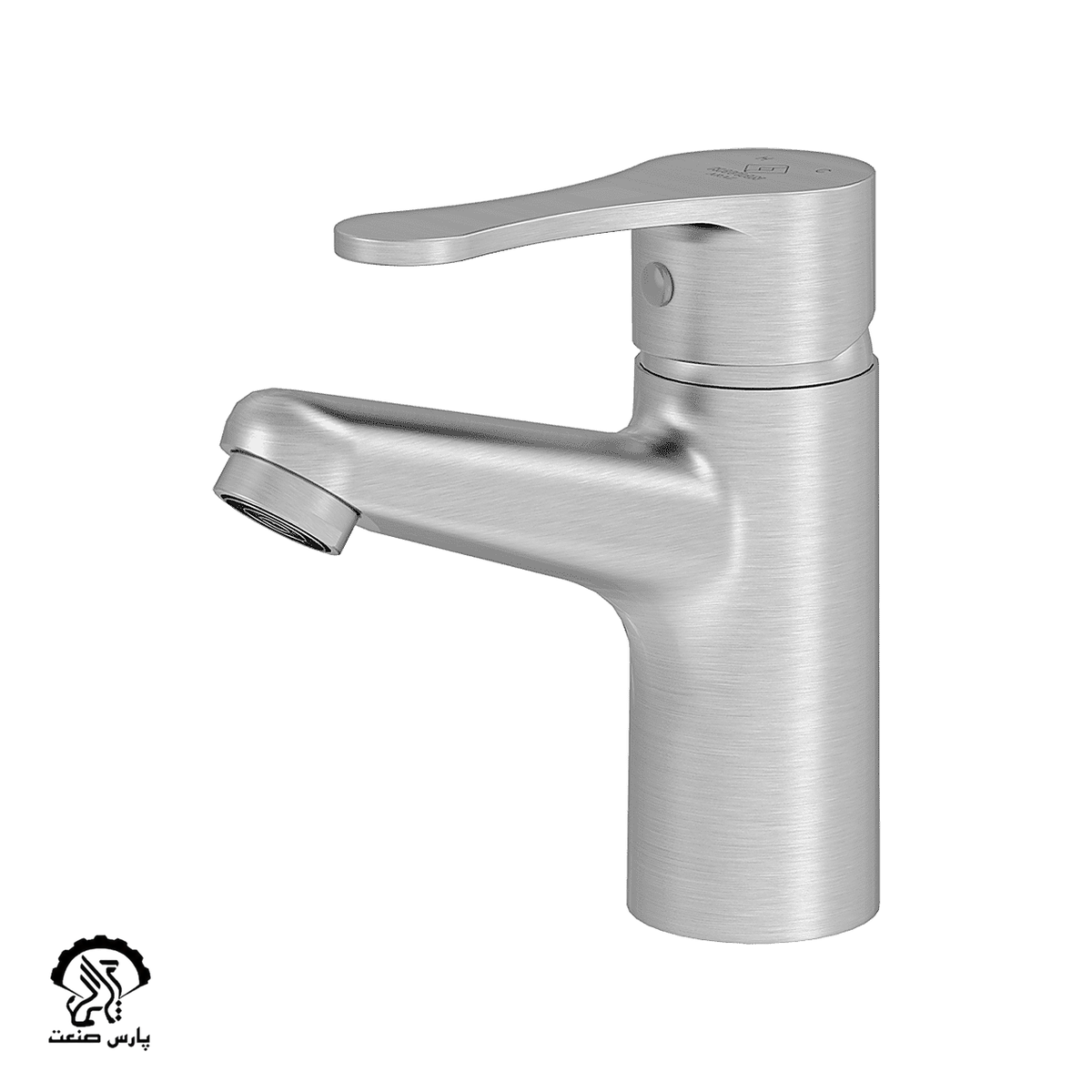 kavian faucet-chrome-basinmixer-araz_20251214155557.940 شیر روشویی کاویان مدل آراز استیل - Image 1