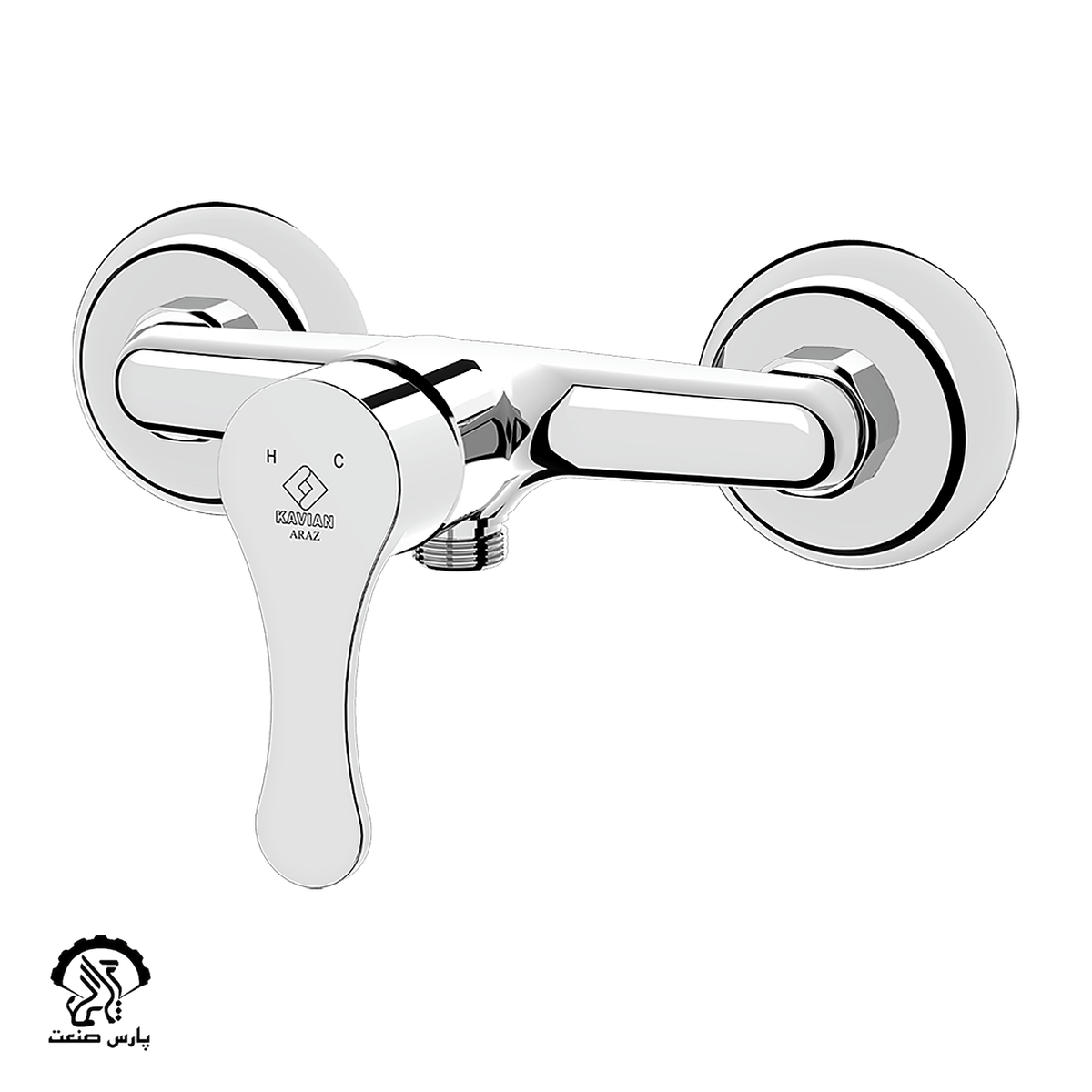 kavian faucet-chrome-toiletmixer-araz شیر توالت کاویان مدل آراز کروم - Image 1