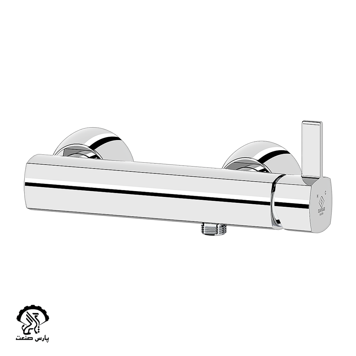 kavian faucet-chrome-toiletmixer-satin شیر توالت کاویان مدل ساتین کروم - Image 1