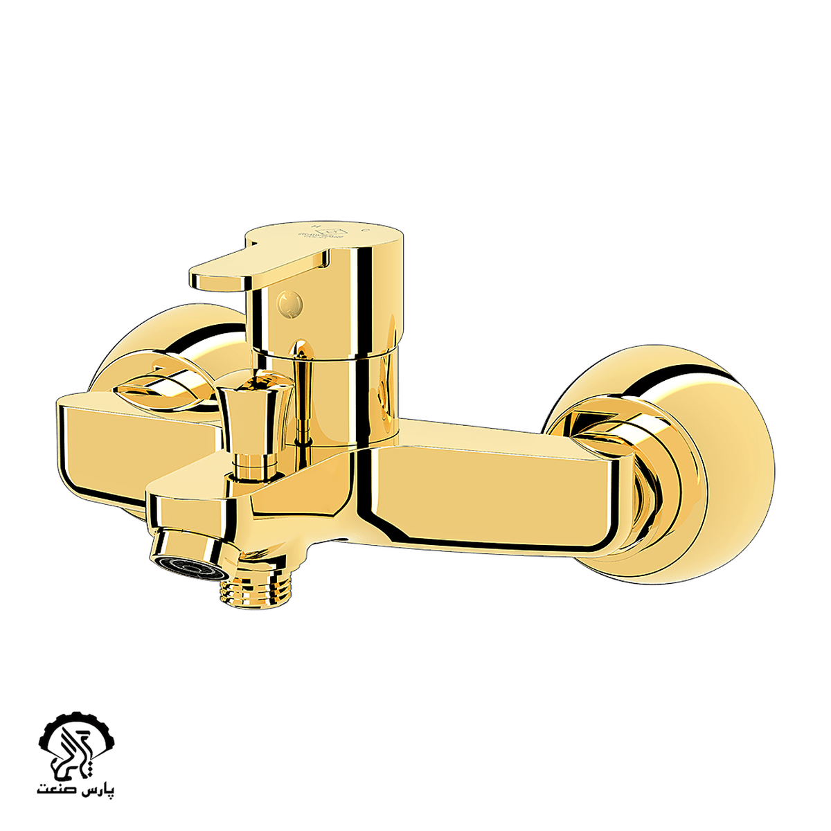 kavian-faucet-gold-bath mixer-golsa شیر حمام کاویان مدل گلسا طلایی - Image 1