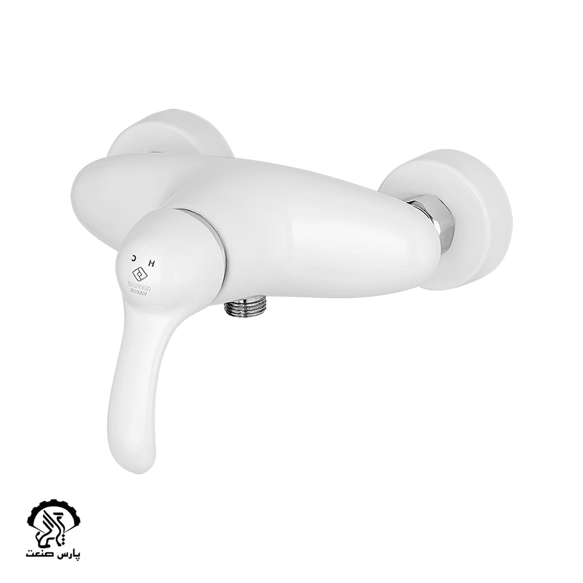 kavian faucet-white-toilet mixer-vanda شیر توالت کاویان مدل وندا سفید - Image 1