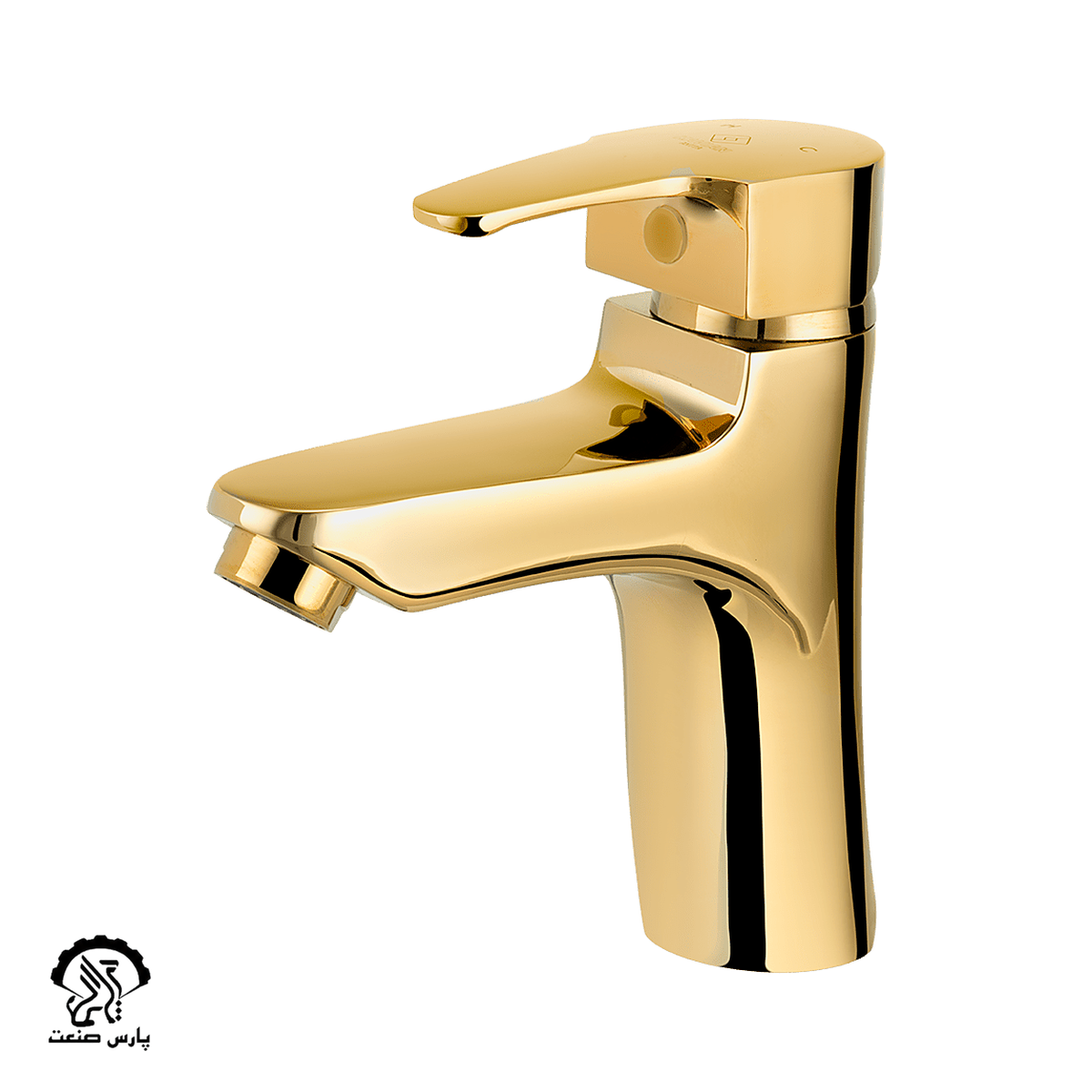 kavianfaucet-gold-basinmixer-anita شیر روشویی کاویان مدل آنیتا طلایی - Image 1