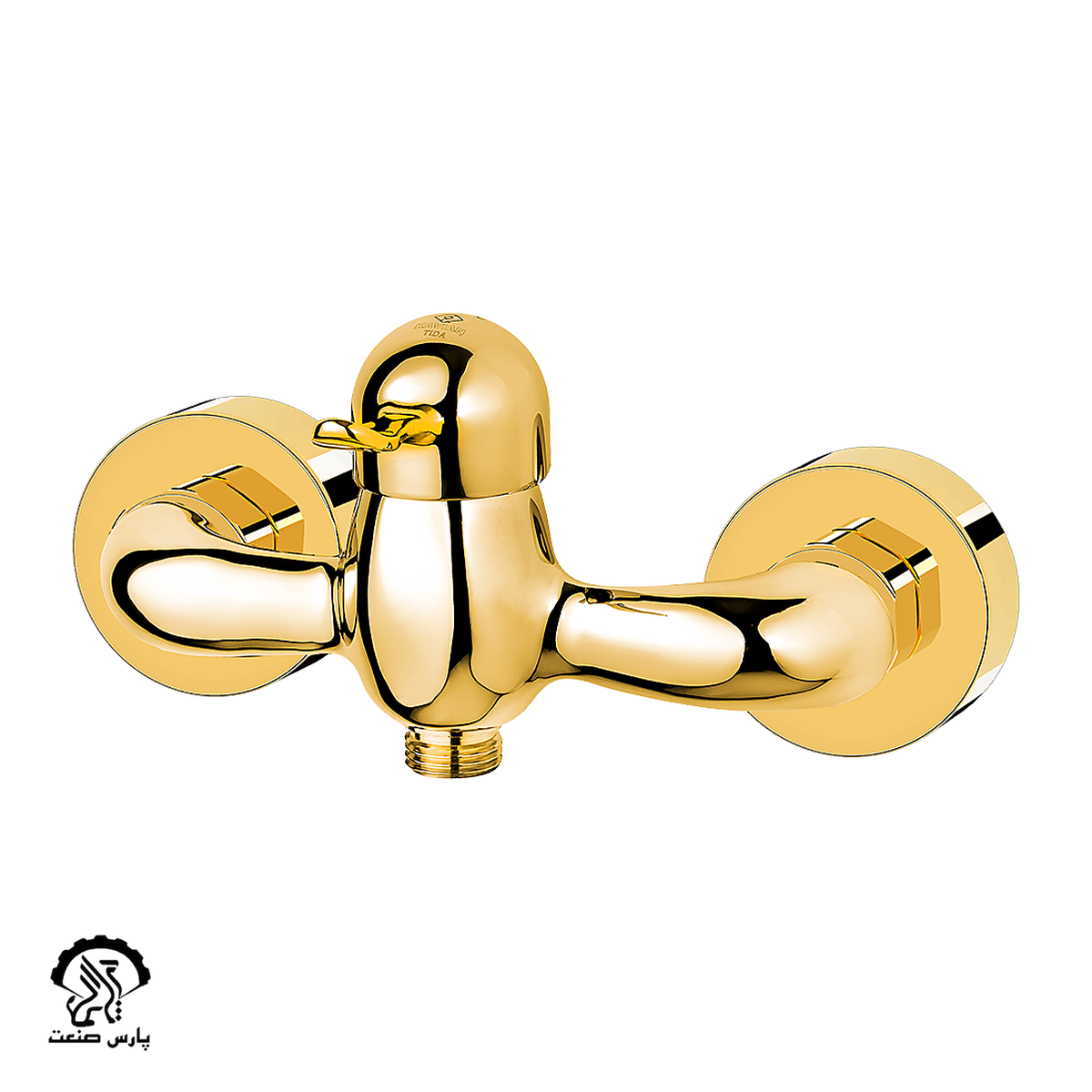 kavianfaucet-gold-toilet mixer-tida شیر توالت کاویان مدل تیدا طلایی - Image 1