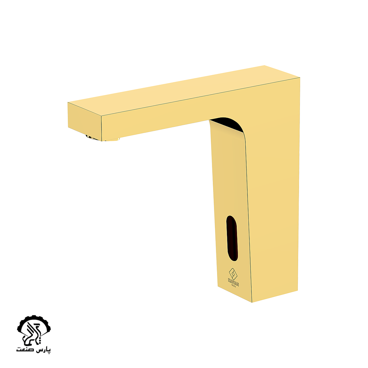 kavianfaucet-gold-touchless basin mixer-noja شیر روشویی چشمی کاویان مدل نوژا طلایی - Image 1