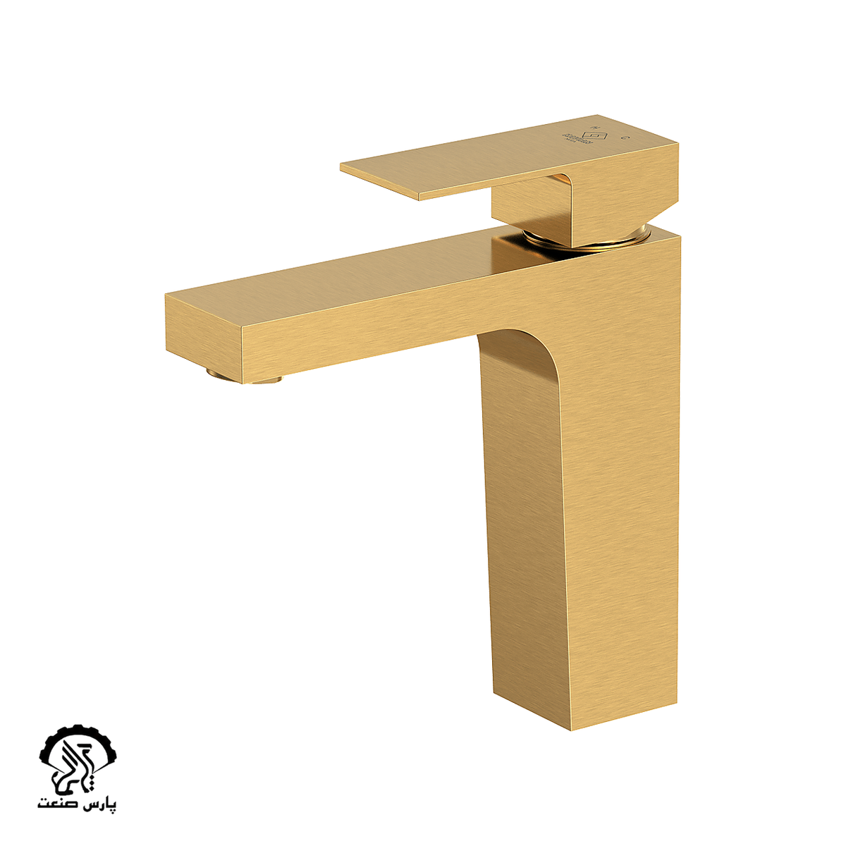 kavianfaucet-mattegold-basin mixer-noja_20250206124034.725 شیر روشویی کاویان مدل نوژا طلایی مات - Image 1