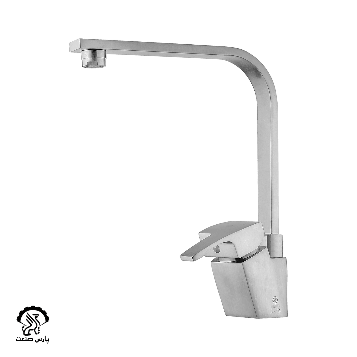 kavianfaucet-steel-sinkmixer-arta شیر ظرفشویی کاویان مدل آرتا استیل - Image 1