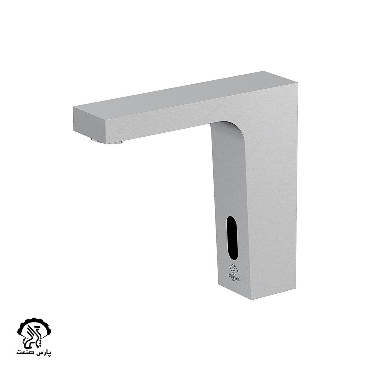 kavianfaucet-steel-touchless basin mixer-noja شیر روشویی چشمی کاویان مدل نوژا استیل - Image 1