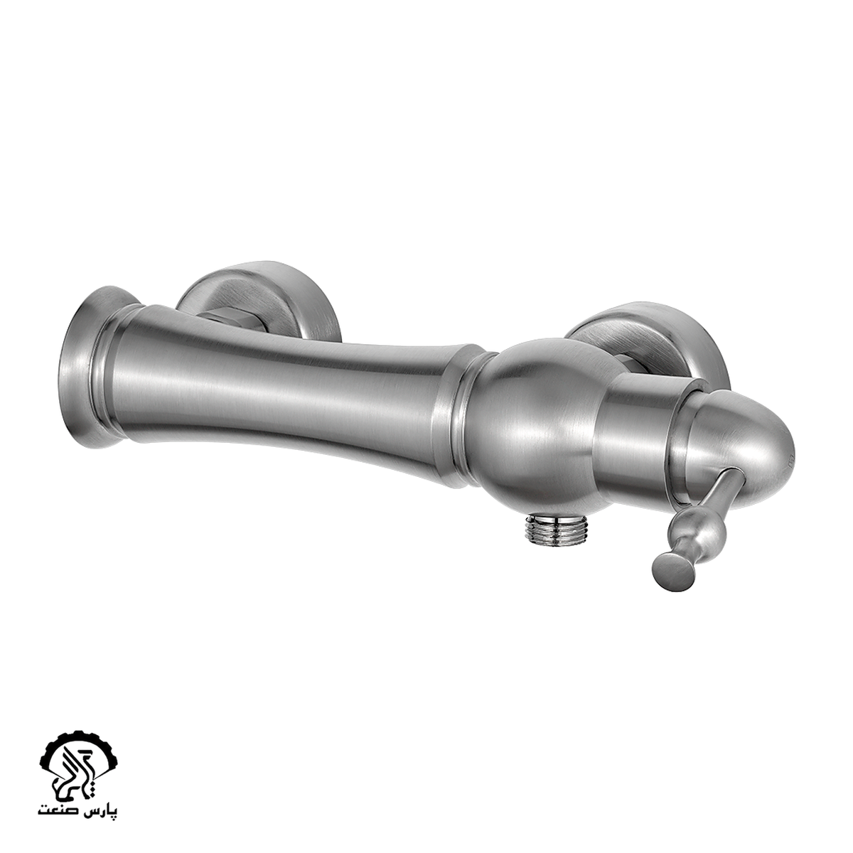 steel faucet-showermixer-kavian-Delsa شیر توالت کاویان مدل دلسا استیل - Image 1