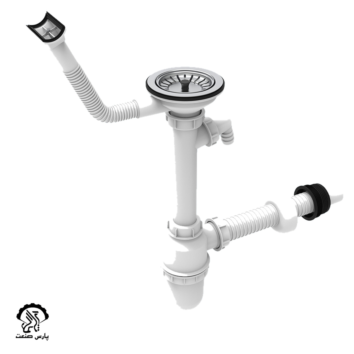 351-t-3 سیفون فانتزی تک لگن محک کد 351T - Image 1