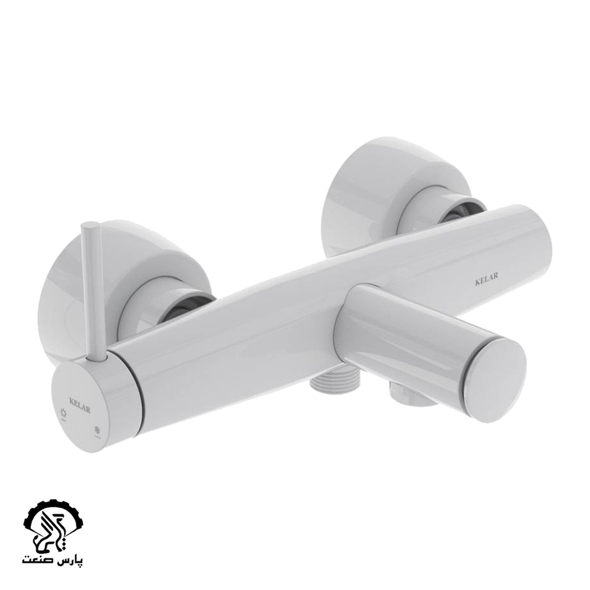 Bath-Mixer-ROSE-WHITE-uai-1032x1032-1 شیر حمام رز سفید کلار - Image 1
