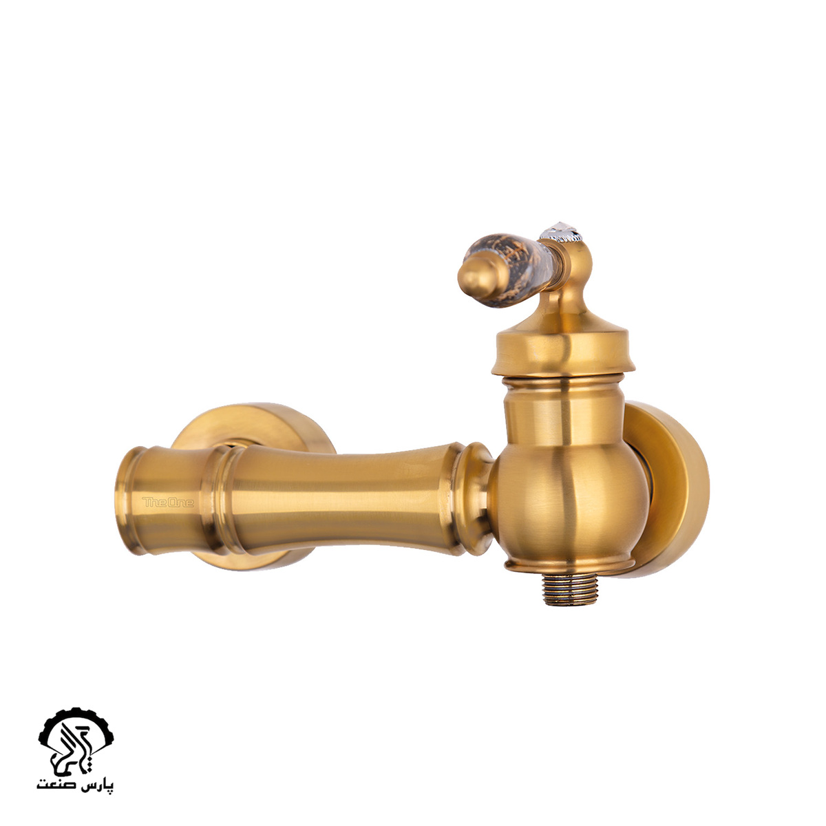 Kelor-toilet-golden-matte-3 شیر توالت کلور طلایی مات دوان - Image 1