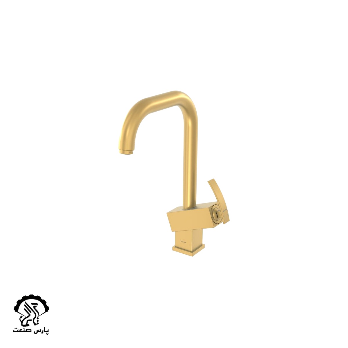 Sink-Sooper-Flat-GOLD-MATTE-600x600-1 شیر ظرفشویی سوپر فلت طلایی مات کلار - Image 1