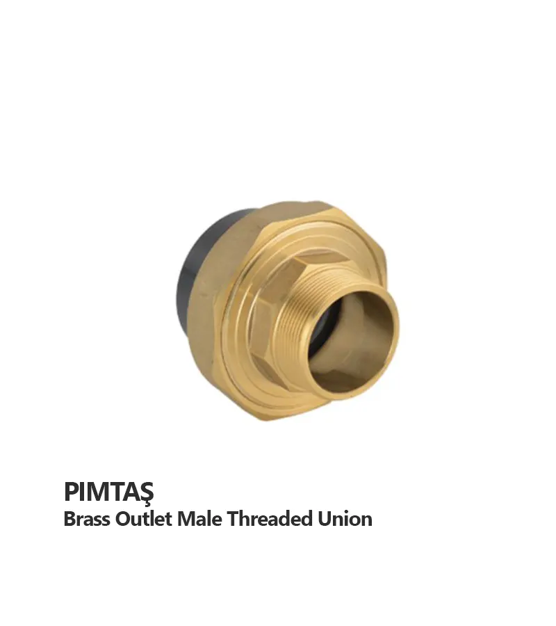 brass-outlet-male-threaded-union-pimtas.webp مهره ماسوره یکسر مغزی برنجی UPVC پیمتاش سایز 50 میلیمتر - Image 1