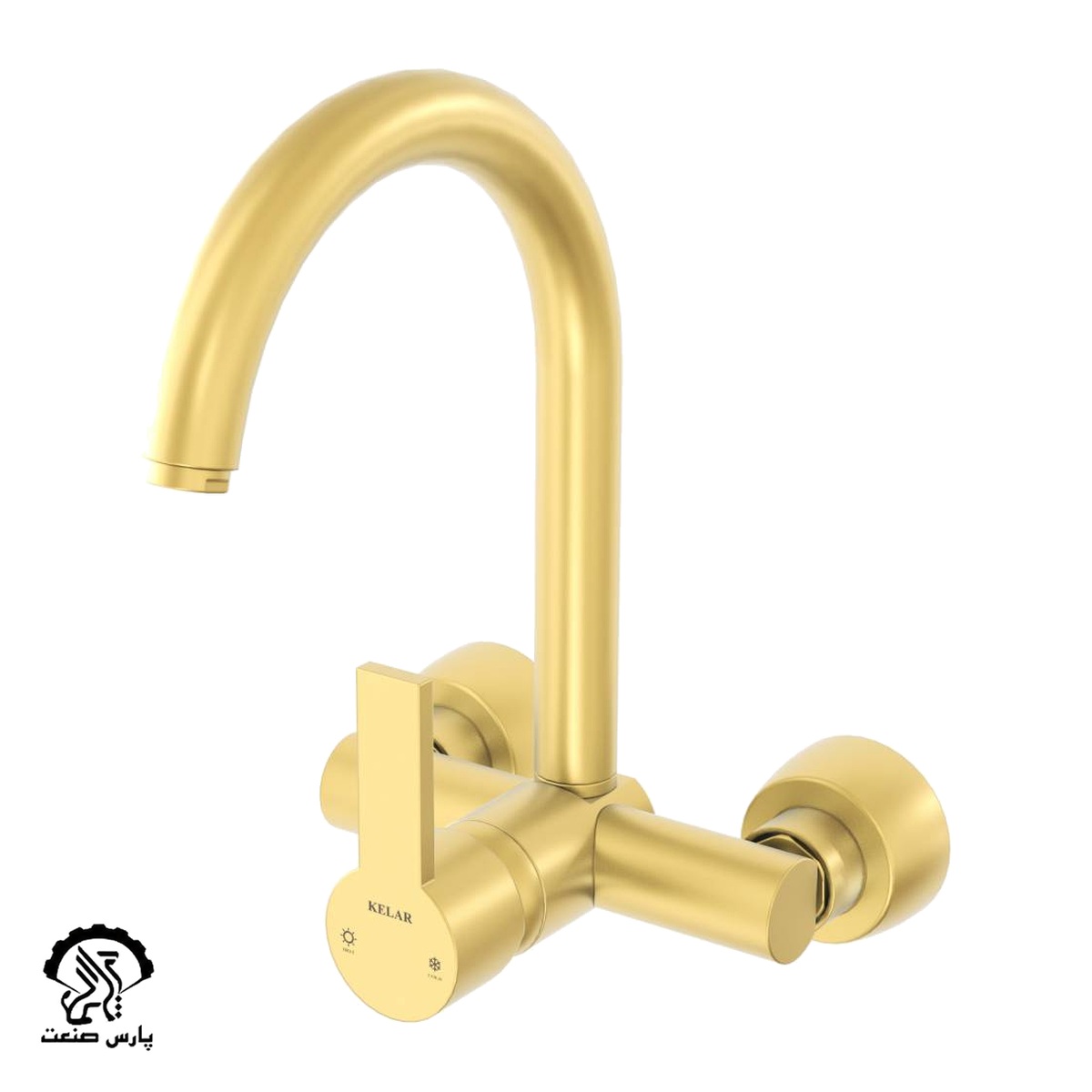 divari-new-ariya-GOLD-MATTE-uai-1032x1032-1 شیر ظرفشویی دیواری نیو آریا طلایی مات کلار - Image 1