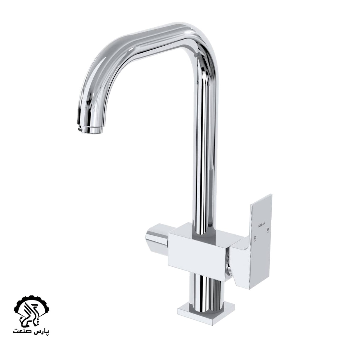 dokare-flat-CHROME-uai-1032x1032-1 شیر ظرفشویی دوکاره فلت brown کلار - Image 1