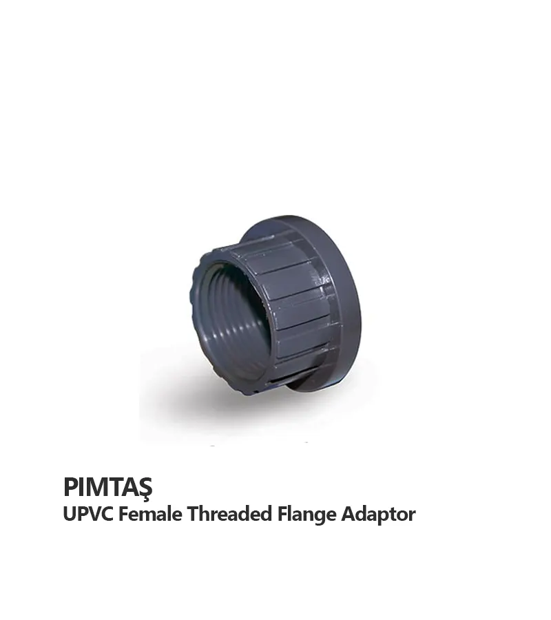 female-threaded-flange-adaptor-pimtas.webp فلنچ آداپتور دندهای UPVC پیمتاش (PIMTAS) سایز 4 اینچ - Image 1