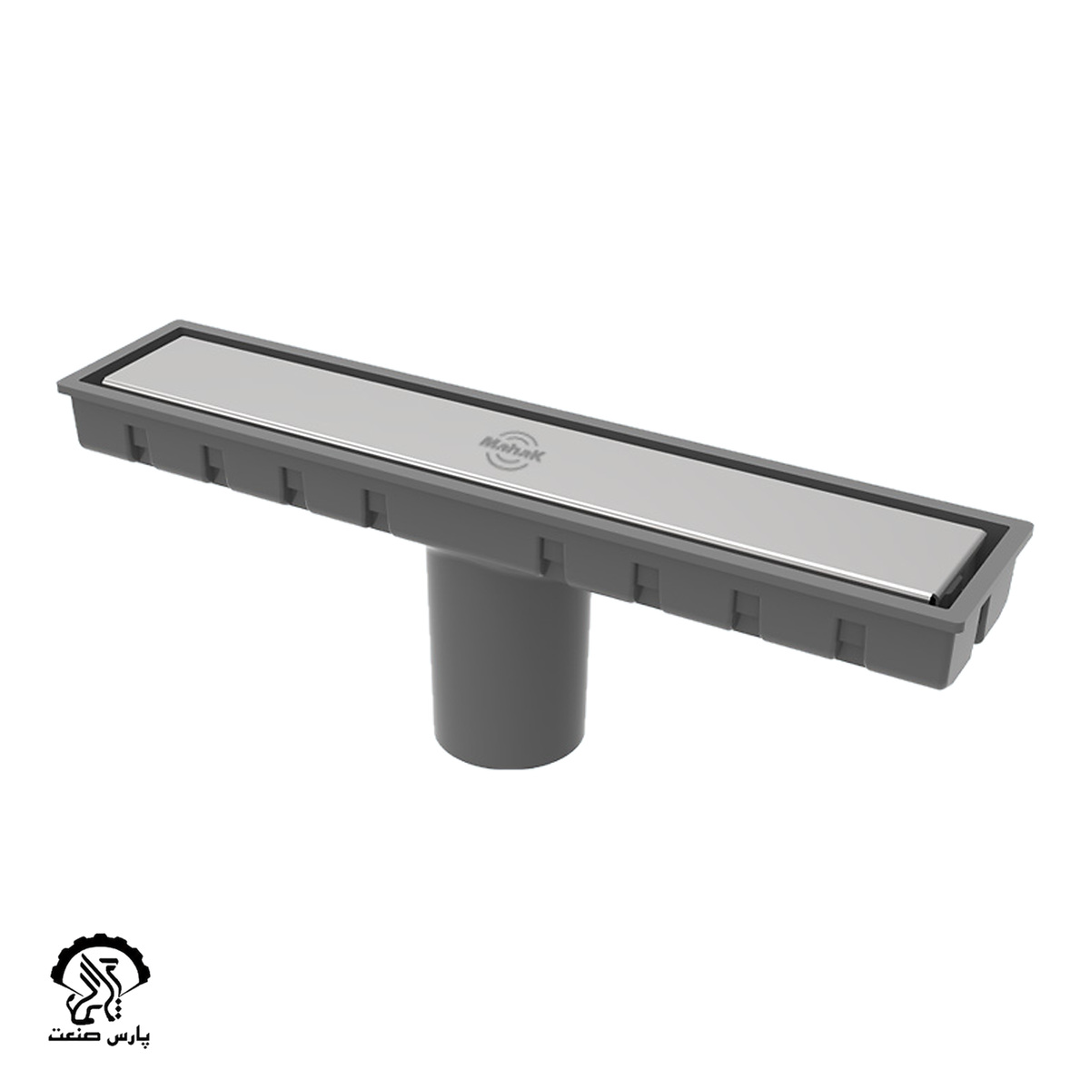 floor_drain_mahak7 کفشور خطی استیل سرامیک خور محک کد 593TS - Image 1