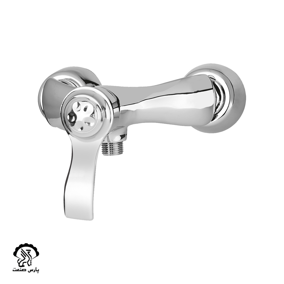 gelaz-toilet-chrome شیر توالت گلاز کروم دوان - Image 1