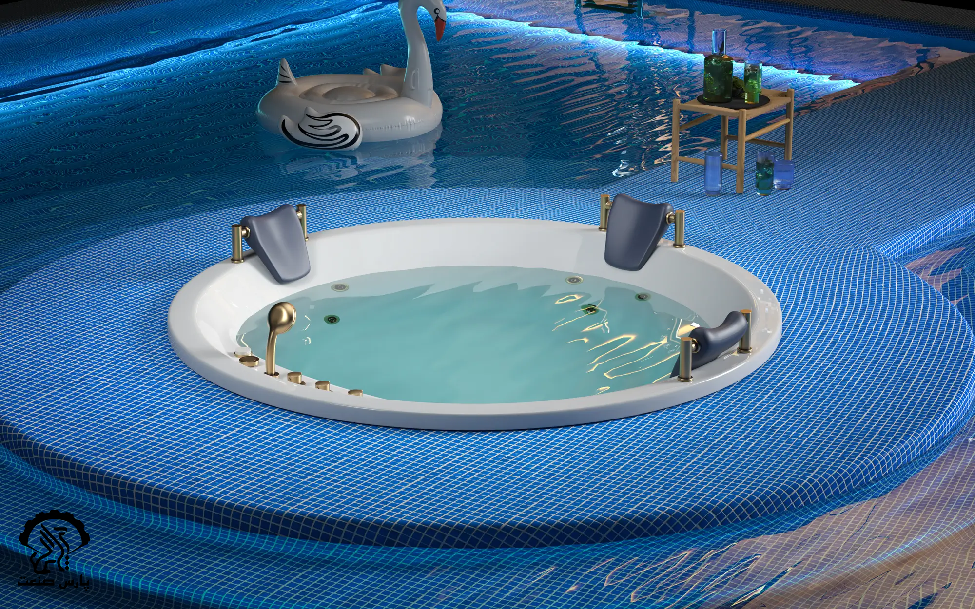 jacuzzi-303-In-ground-1 جکوزی باداب مدل 303 توکار - Image 1