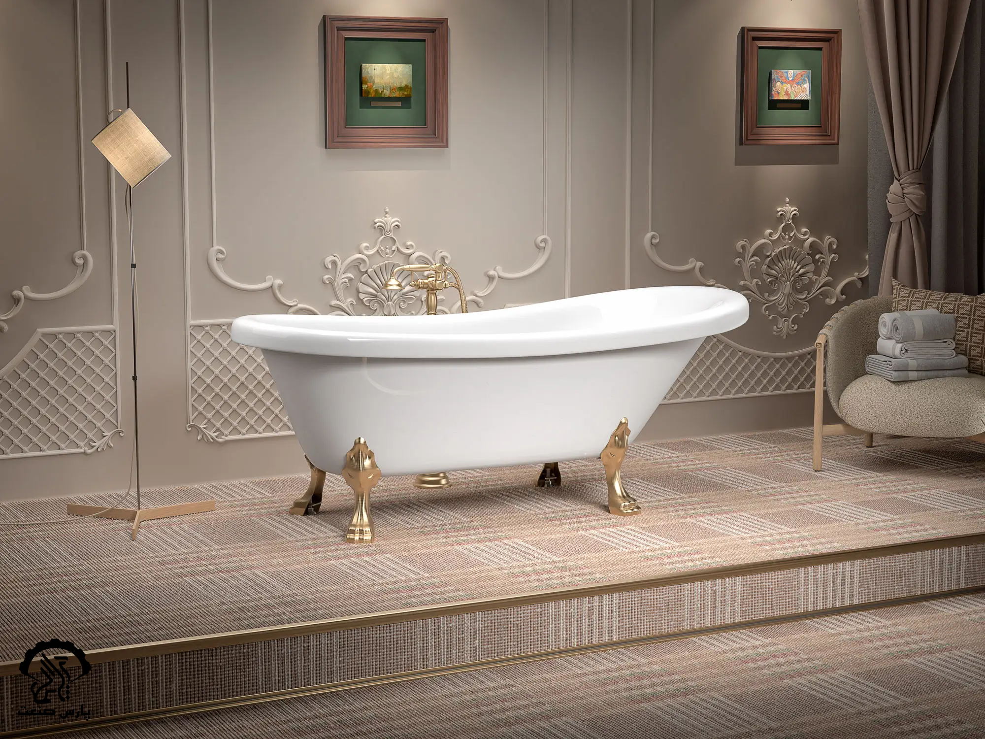 jacuzzi-classic-white-1 جکوزی باداب مدل کلاسیک سفید - Image 1