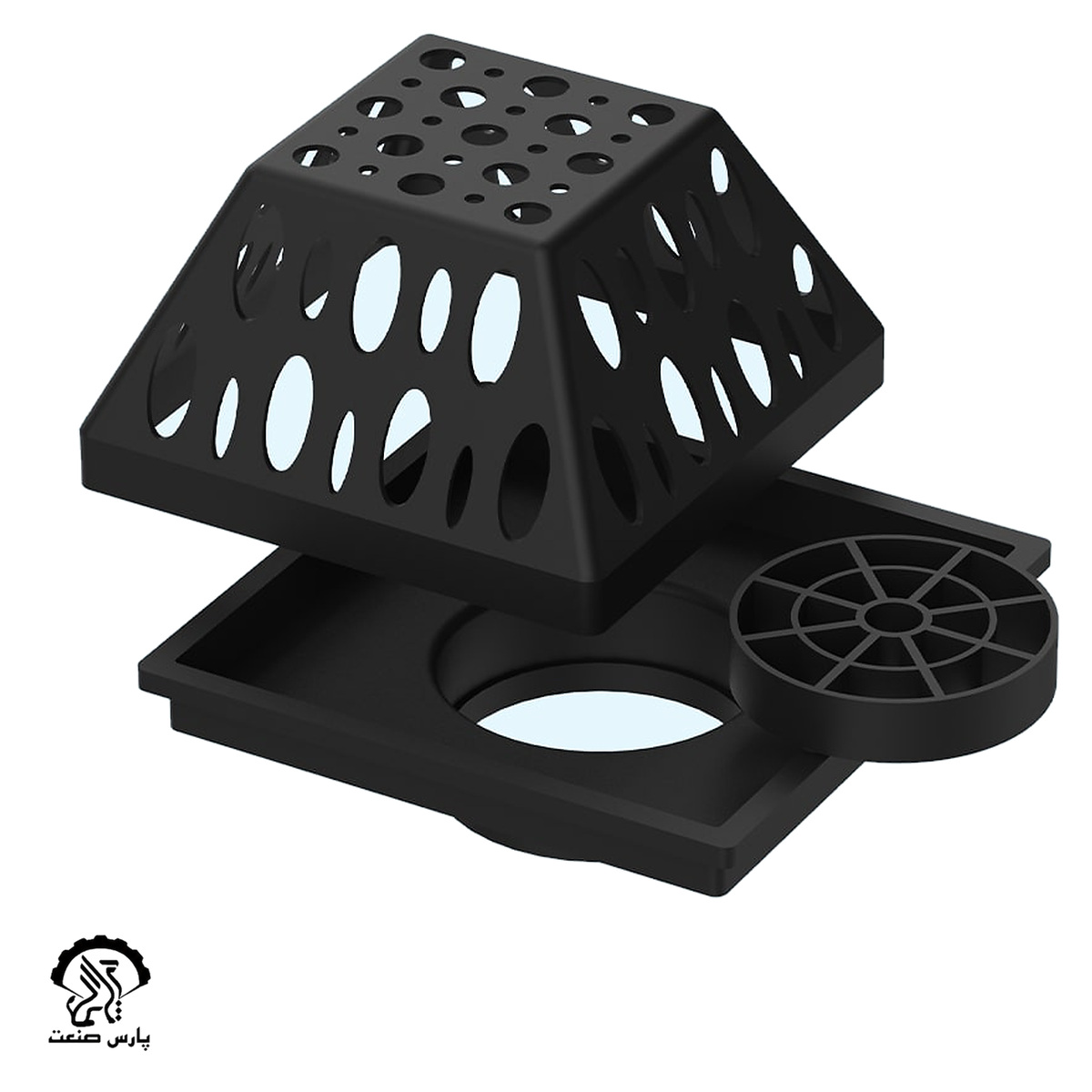kafkhabmahakplastic1 کفشور بام مربع محک کد 540B - Image 1