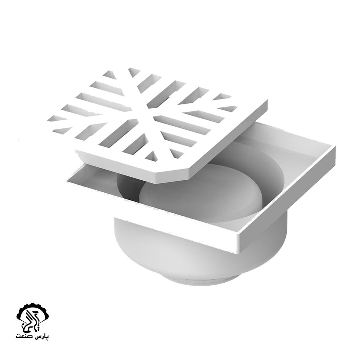 kafkhabmahakplastic3 کفشور سیفون دار محک کد 560 - Image 1