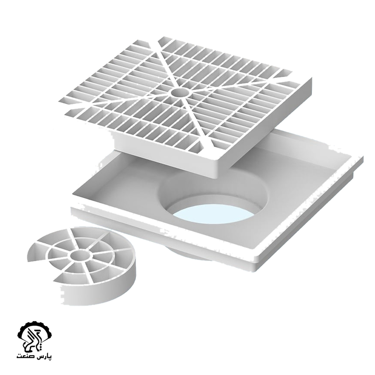 kafkhabmahakplastic6 کفشور پارکینگ مربع محک کد 567 - Image 1