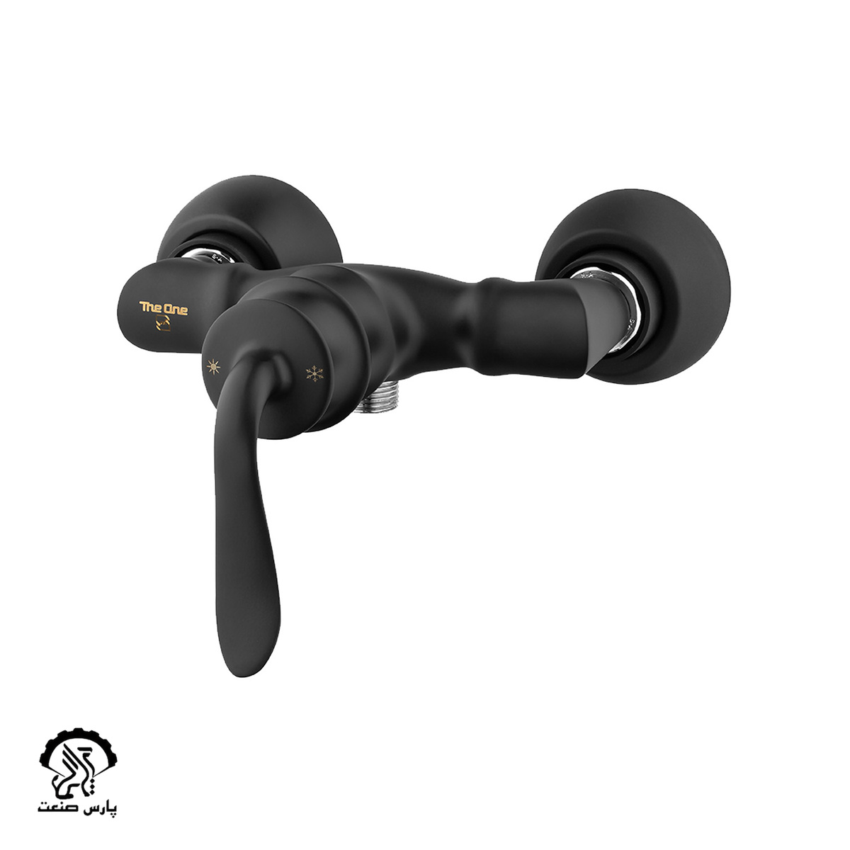 kajan-toilet-black-chrome-1 شیر توالت کاجان مشکی کروم دوان - Image 1