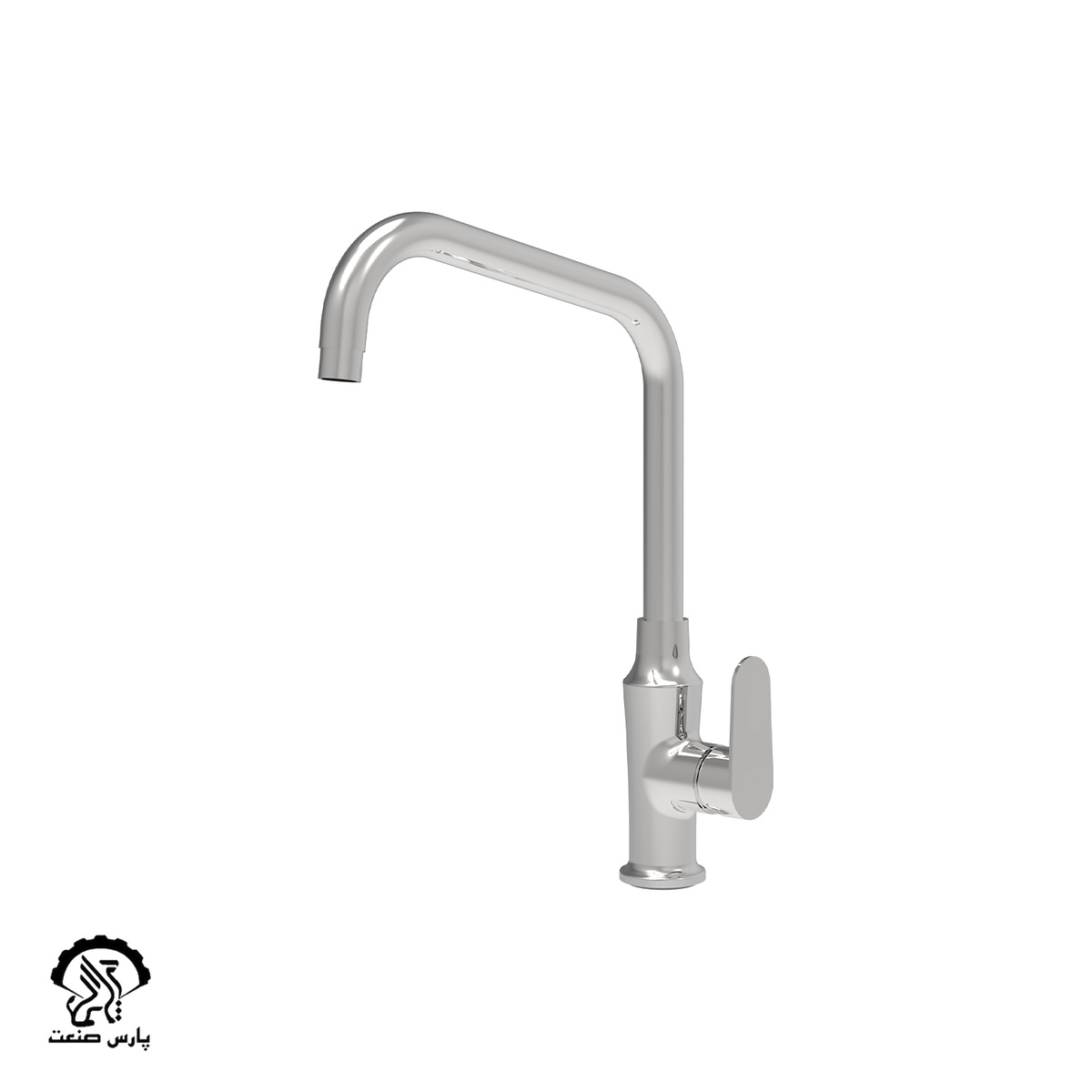 kitchen-miami-chrome شیر آشپزخانه میامی کروم دوان - Image 1