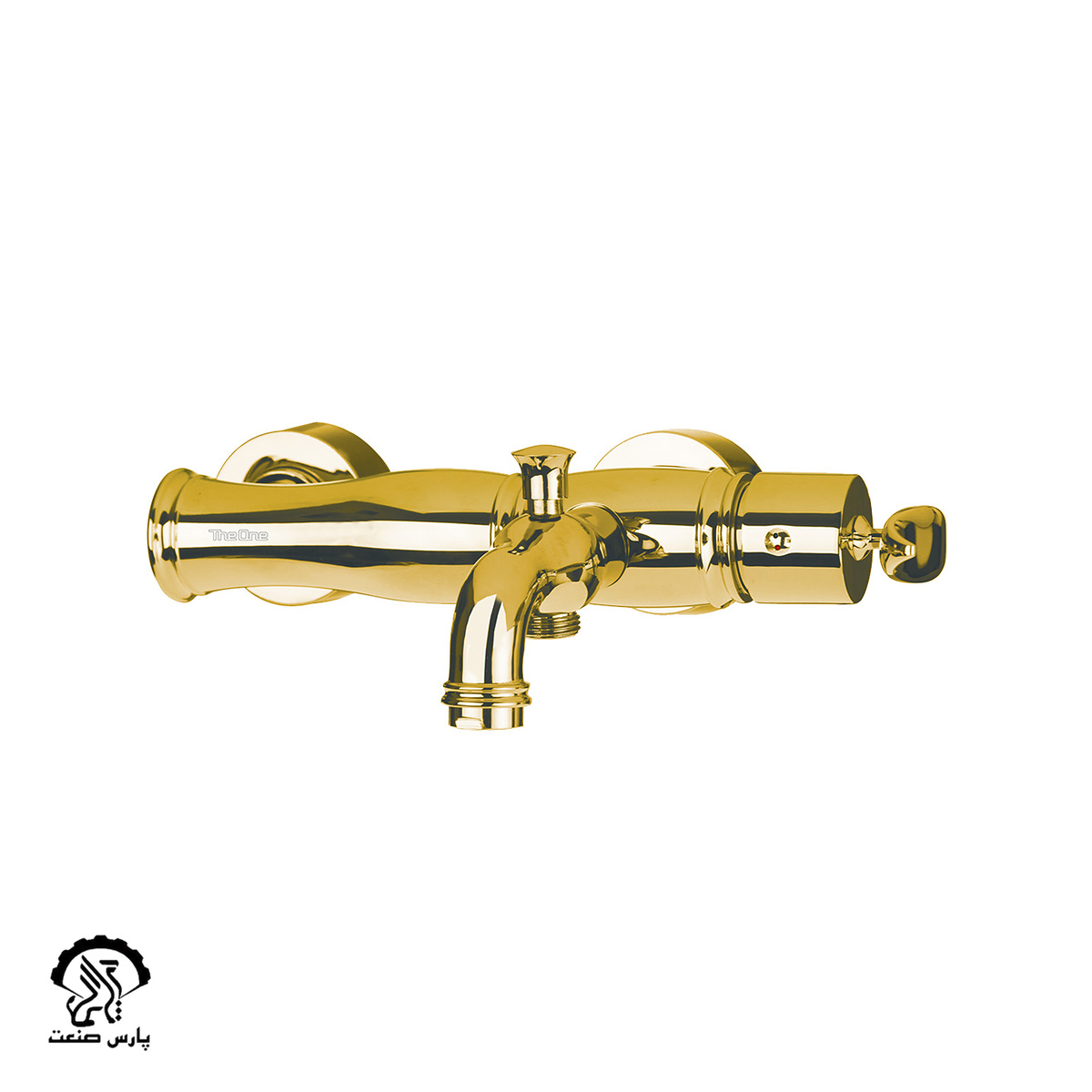 laka-bath-golden شیر حمام لاکا طلایی دوان - Image 1